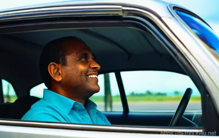 트리니다드 토바고 택시 요금 및 이용법 - **Prompt 2: "A modern, well-lit scene depicting the convenience of online taxi booking in Trinidad a...